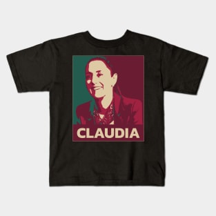 Caludia Sheinbaum Poster Kids T-Shirt